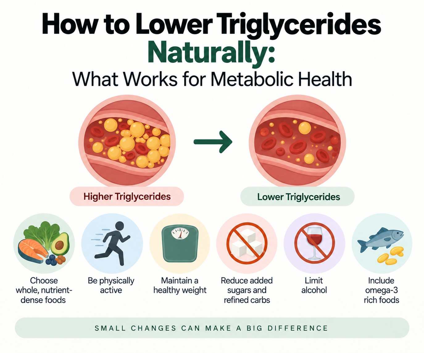 How to Lower Triglycerides Naturally: What Works for Metabolic Health