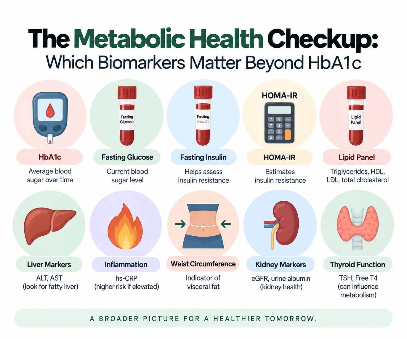 The Metabolic Health Checkup: Which Biomarkers Matter Beyond HbA1c