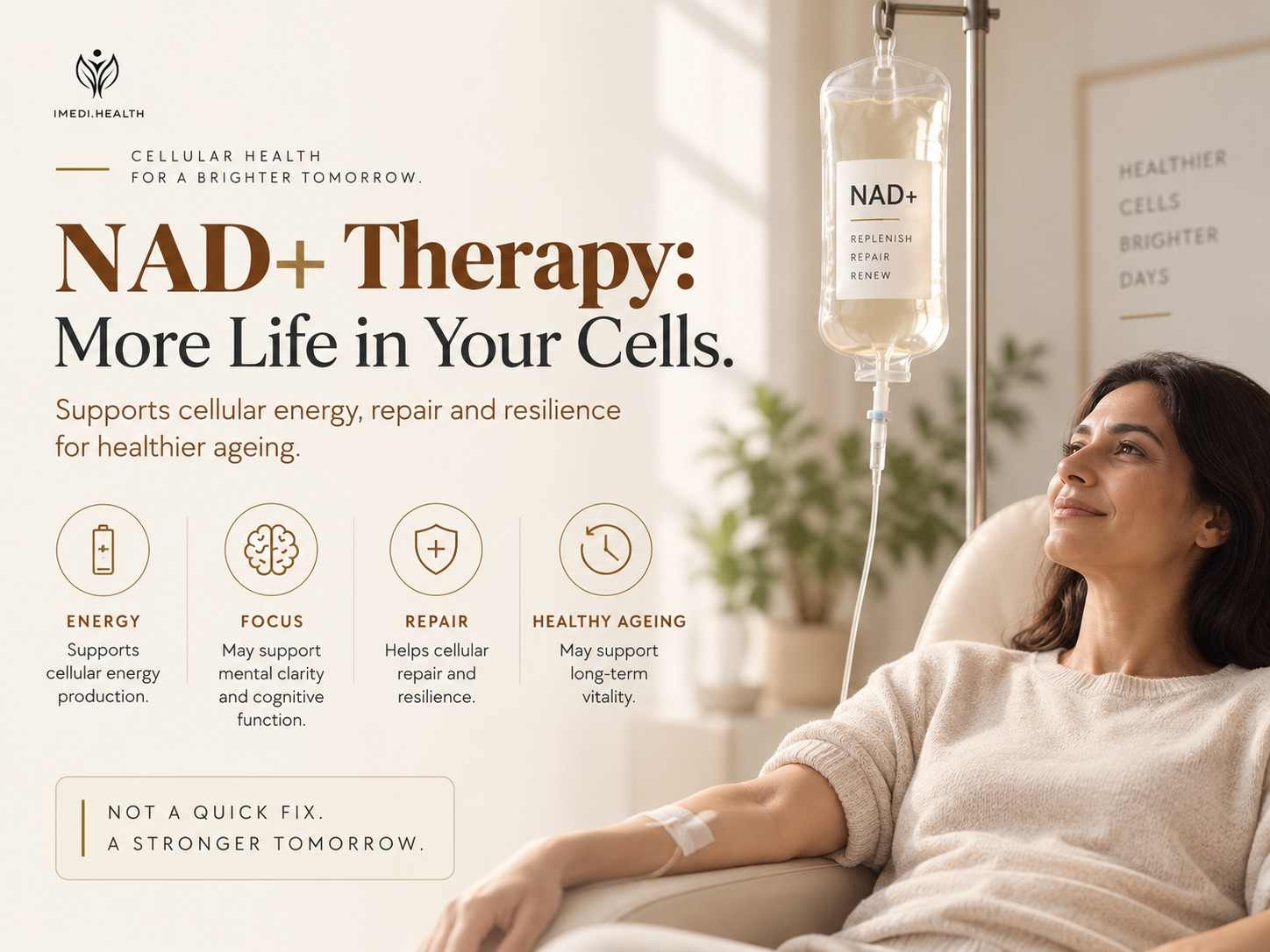 NAD+ Therapy: What It Actually Does, and Who It May Help